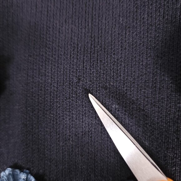 Opening Ceremony Pom Poms Pullover Sweater Womens Medium V-Neck Playful Boho - Picture 9 of 16